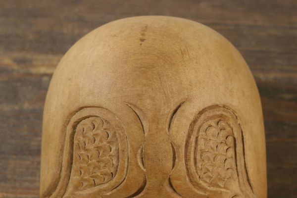 木魚 座布団 打ち棒 もくぎょ 木製 木彫り 鳴り物 仏壇仏具 寺 法事 寺院 AP0206の画像3
