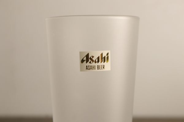 ☆①昭和レトロ 当時物 Asahi アサヒ生ビール ホワイトピルスナー グラス 4点 まとめ ビートたけし 北野たけし ビアグラス Ja2024_画像3