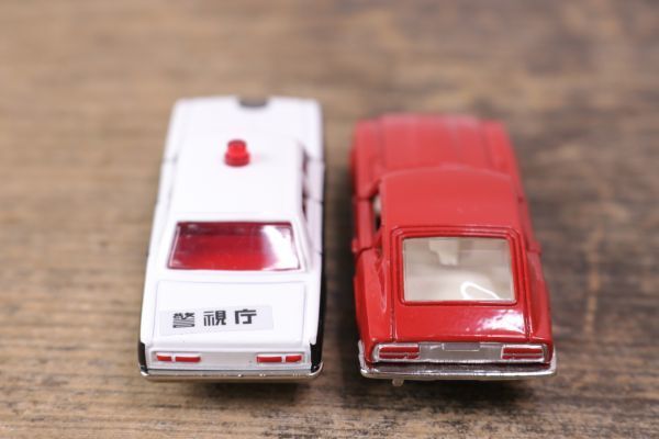 TOMICA トミカ 2点 50周年記念 TOYOTA クラウン パトカー No.3（4）/NISSAN ファレディZ No.6 株主優待？ トヨタ 日産 コレクション Ja0801_画像7