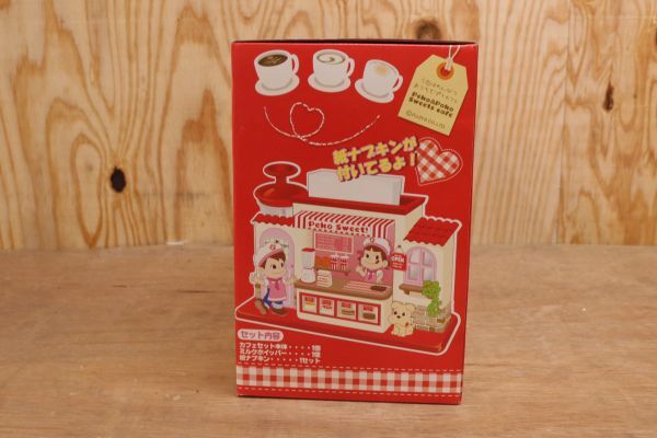 ☆①未使用 FUJIYA 不二家 ペコポコ スイーツカフェ 小物入れ カフェセット ディスプレイ 飾り 小物入れ 紙袋付_画像5