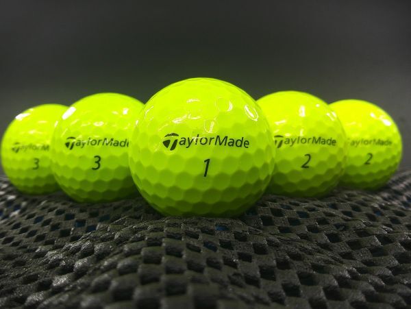 [D1M-03C] TaylorMade TP5X 2021年モデル イエロー 24球 テーラーメイド ロストボール_画像1