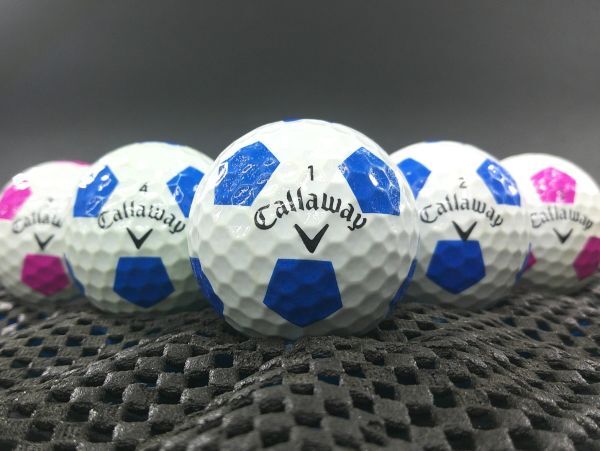 [D1A-16C] Callaway CHROME SOFT Truvis 2016年モデル カラー混合 25球 シェブ キャロウェイ クロムソフト ロストボールの画像1