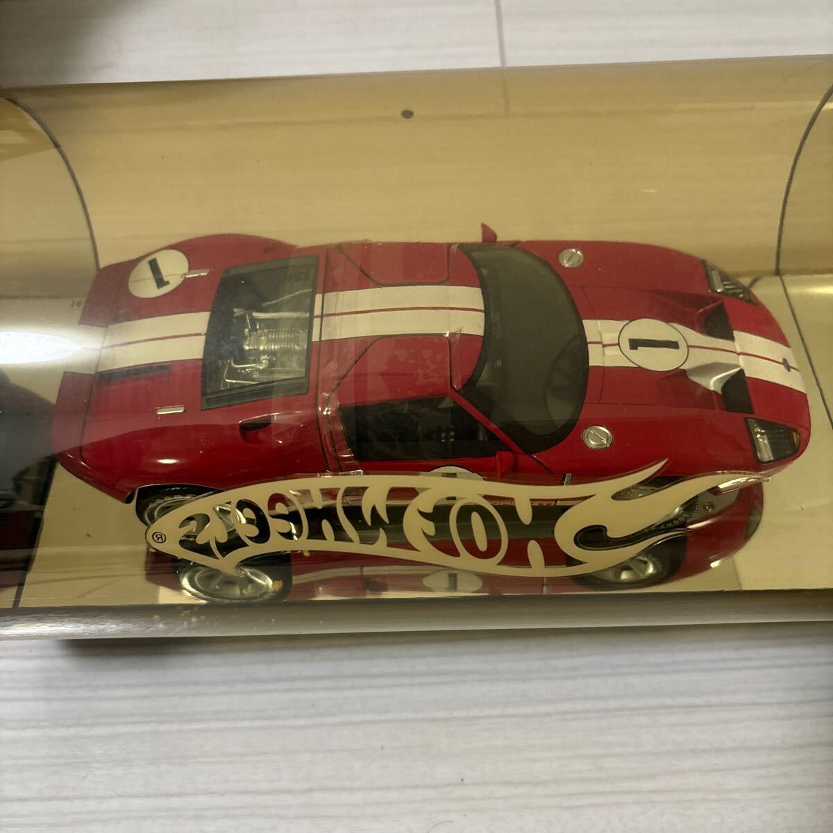 1/18 FORD フォード GT Ford GT ロードカー HotWHeeLs Mattel シェルビー Shelby LE MANS V8 GT40 デイトナ 5.4 V8 未開封 SUPER CHARGER_画像3