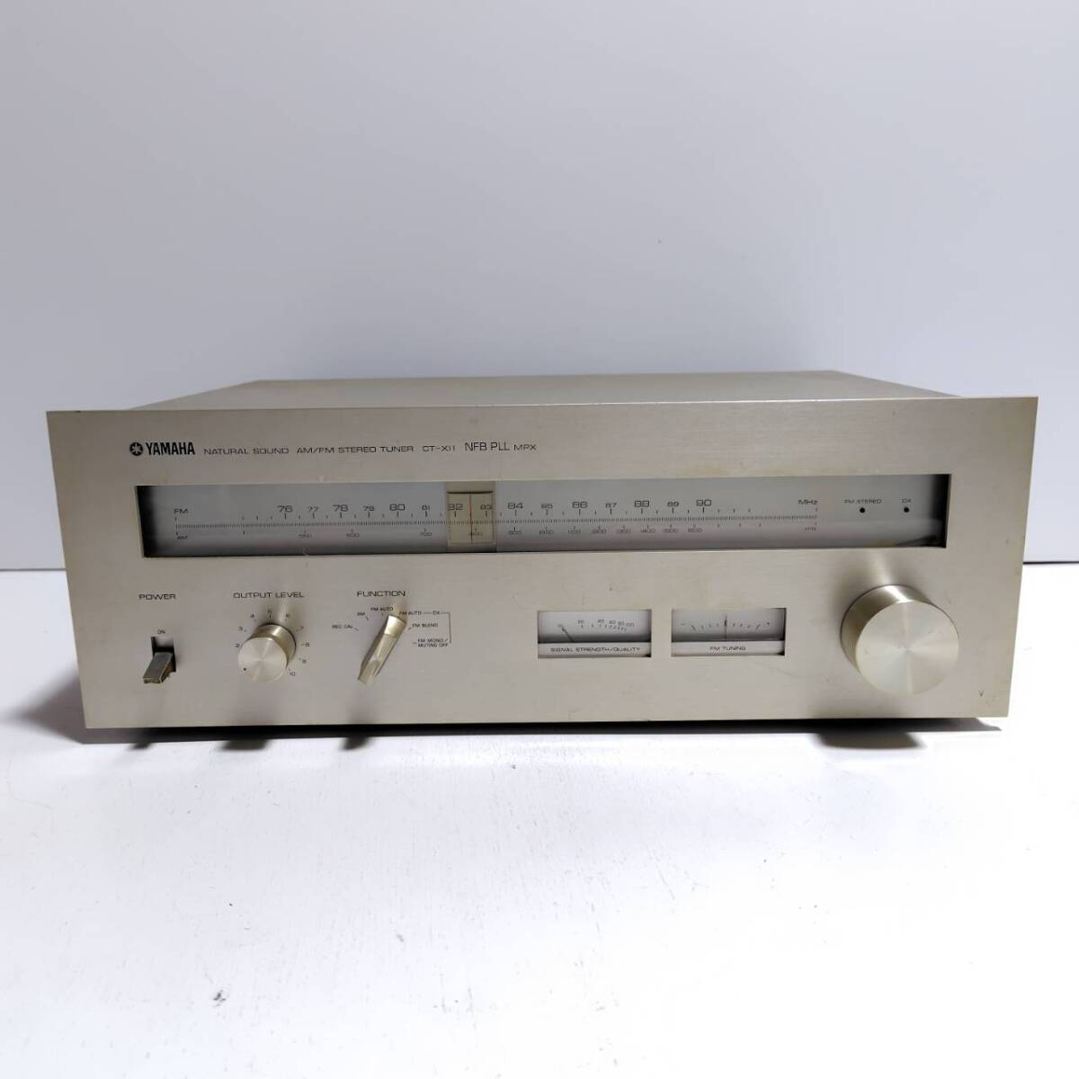 YAMAHA ヤマハ AM/FM STEREO TUNER CT-XⅡ NFB PLL MPX 動作品 オーディオ機器