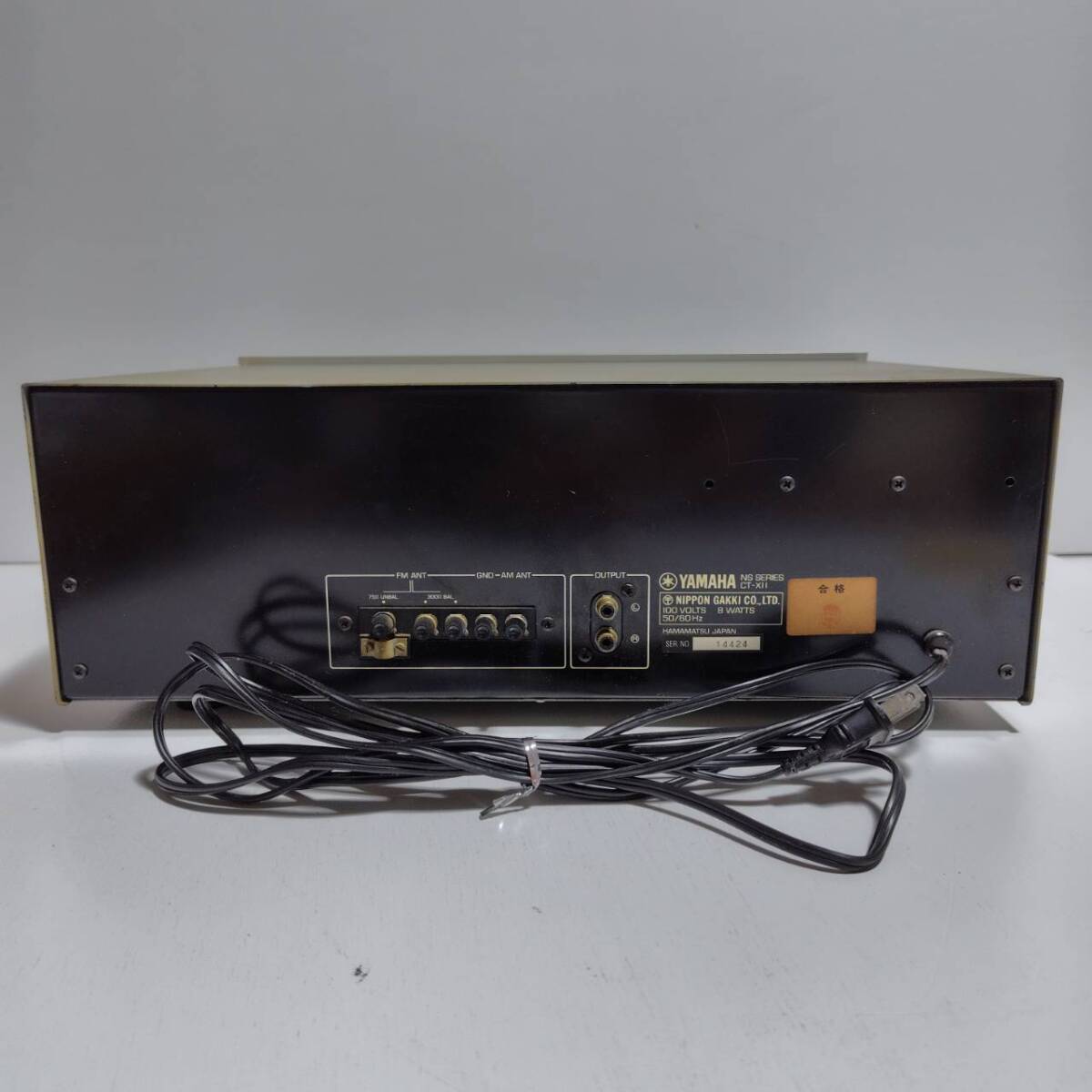 YAMAHA ヤマハ AM/FM STEREO TUNER CT-XⅡ NFB PLL MPX 動作品 オーディオ機器