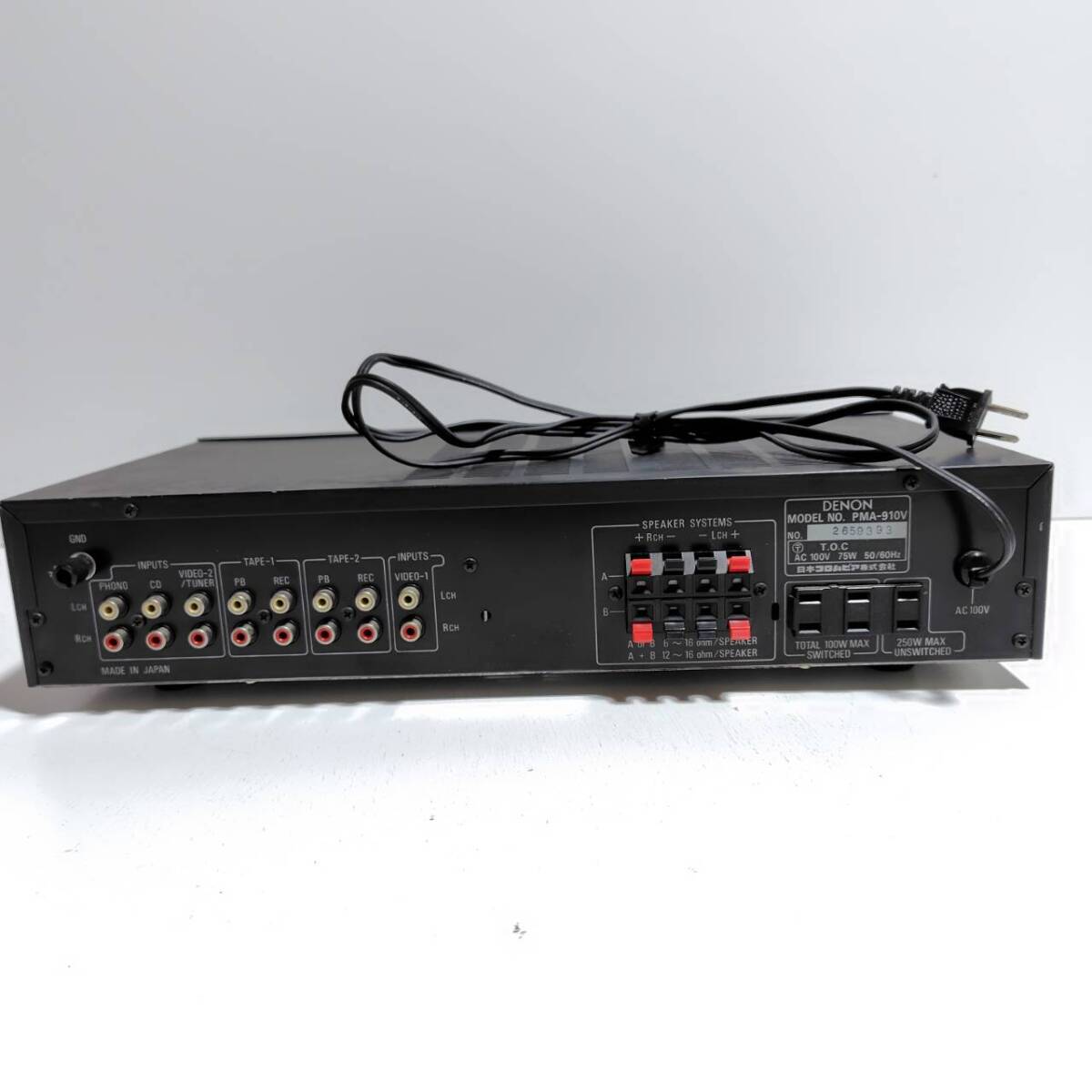 DENON Denon pre-main amplifier PMA-910V operation goods audio equipment 