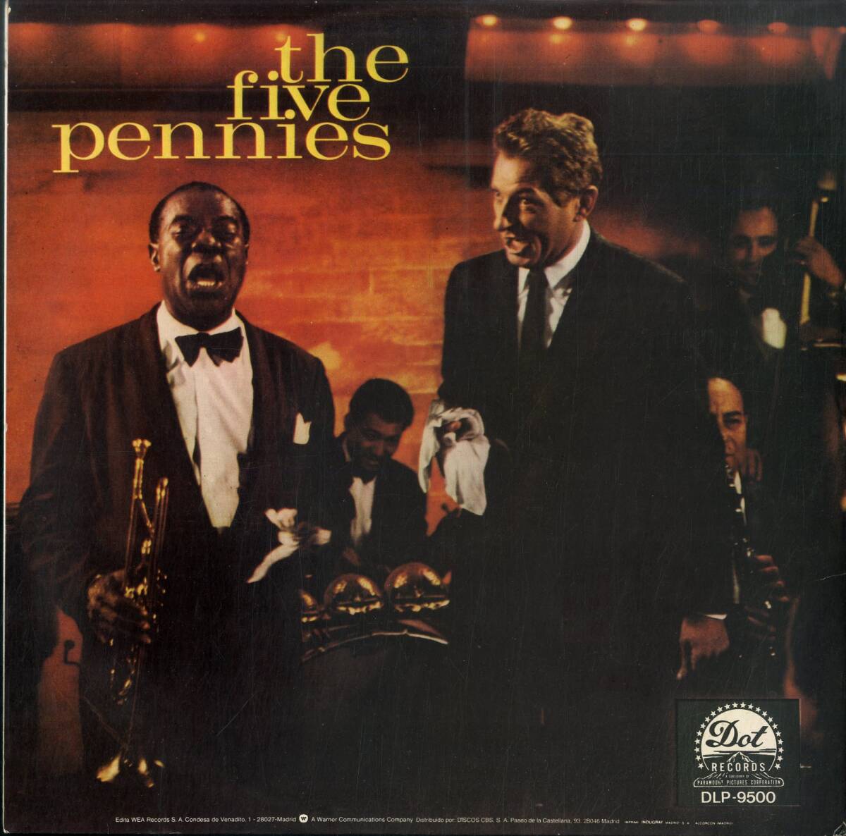 A00543457/LP/Danny Kaye/Louis Armstrong「The Five Pennies」_画像2