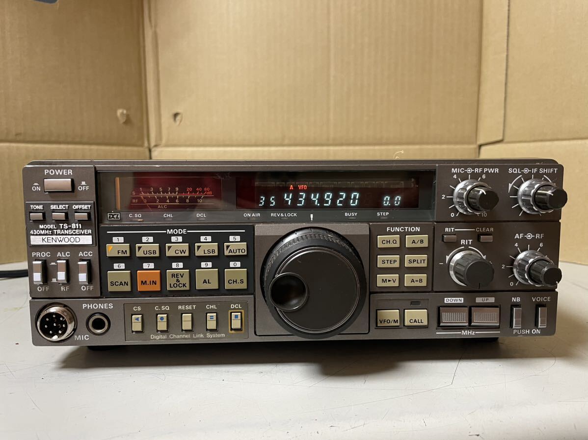 K013/KENWOOD TS-811 430MHz all mode приемопередатчик электризация проверка только 