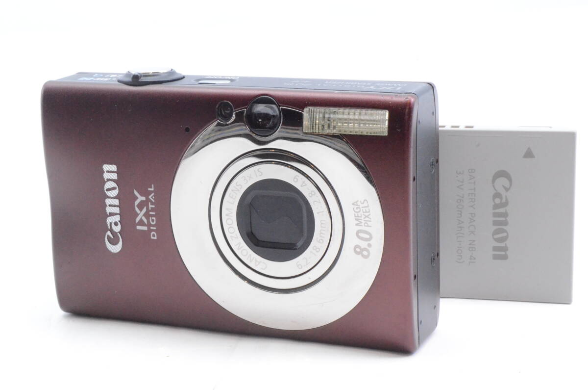 【動作確認済】キャノン Canon IXY DIGITAL 20 IS ブラウン コンパクトデジタルカメラ コンデジ_画像1