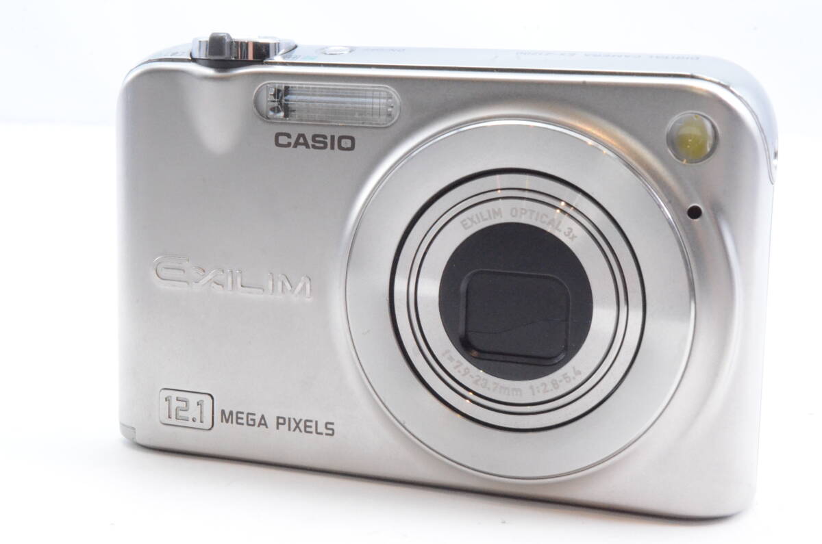 【動作確認済】カシオ CASIO EXILIM EX-Z1200 シルバー コンパクトデジタルカメラ コンデジの画像2