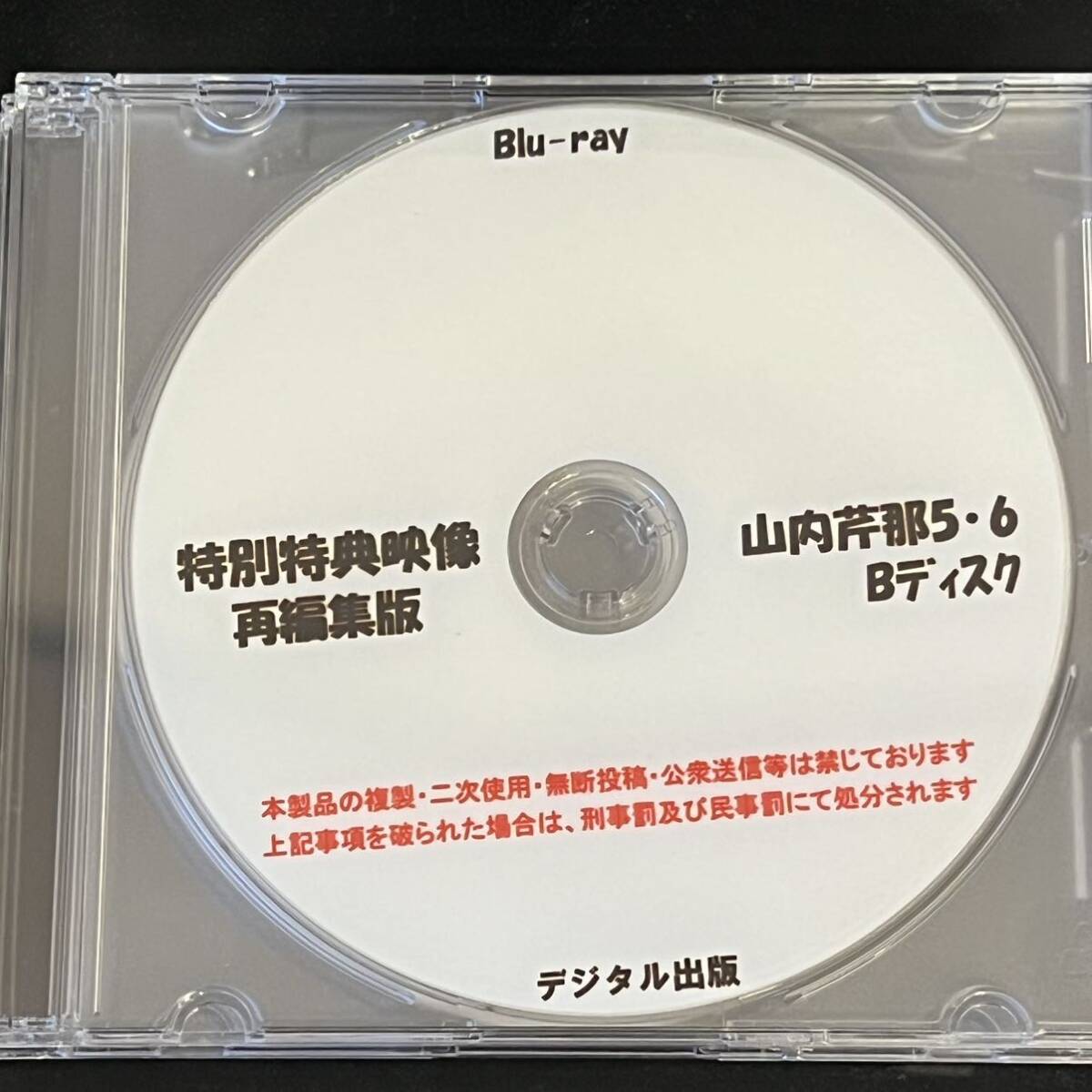 【サンプル画像有】デジタル出版 特別特典映像 山内芹那 5・6 B Blu-ray ブルーレイ 特典映像のみの画像1