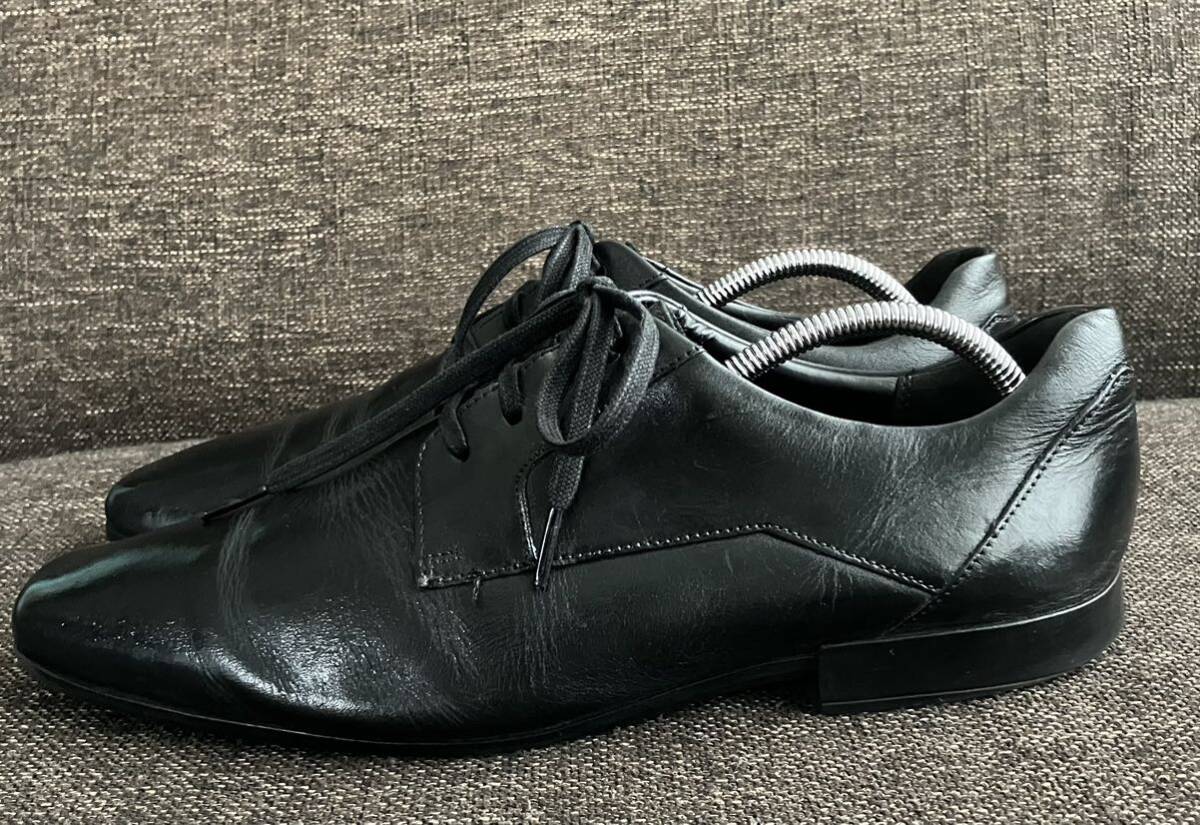 [ снят с производства ] Clarks серый men to гонки кожа обувь кожа обувь UK7 25.5cm