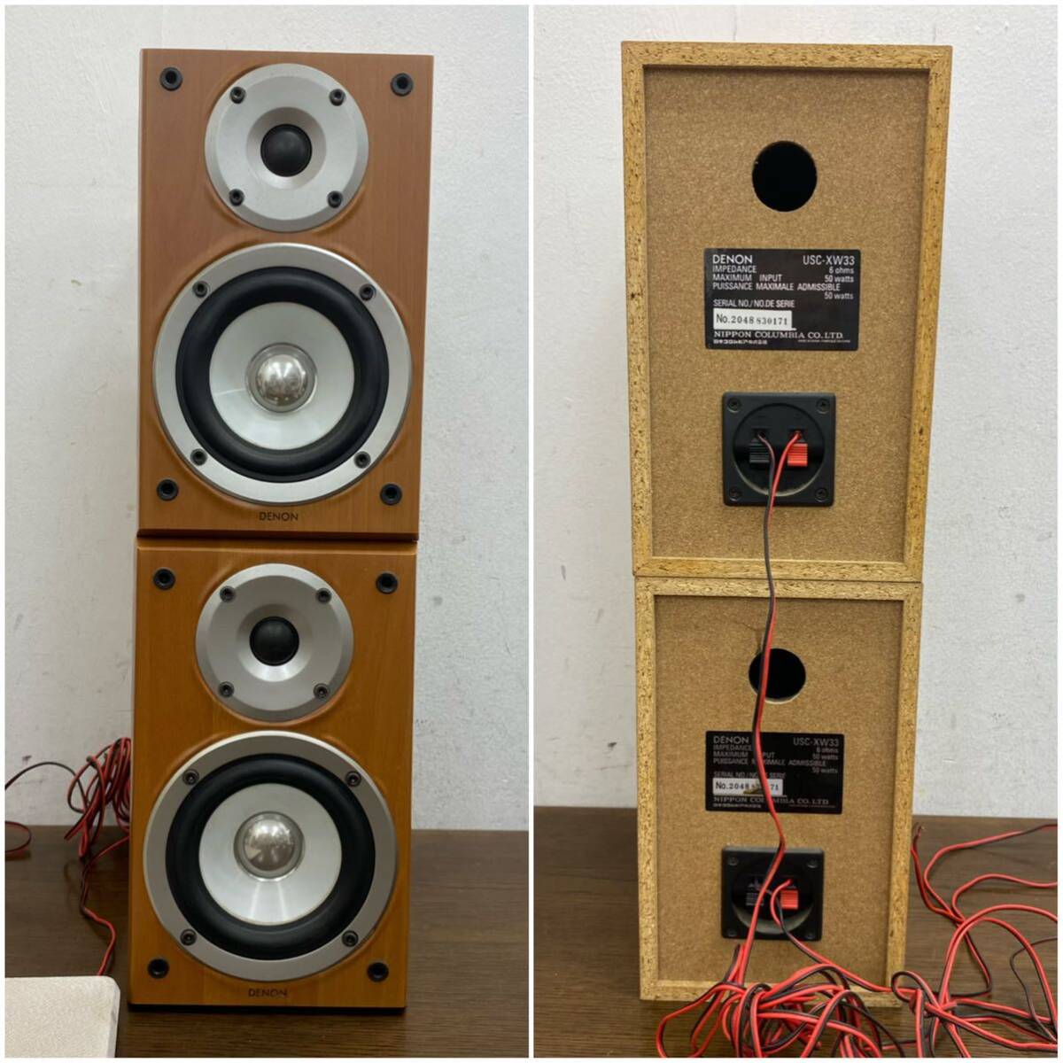 I★ 動作品 DENON デノン PERSONAL AUDIO SYSTEM ワイドFM D-XW33 3CD/2MD ドライブの画像6