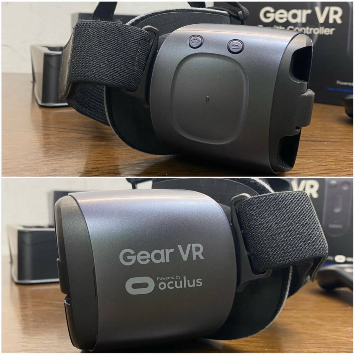 I★ 中古 Galaxy Gear VR with Controller ギャラクシー ギアVR SM-R325 USB-C/Micro-USB 両方対応_画像4