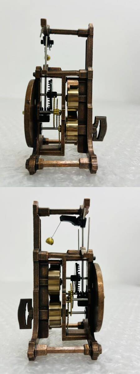 I♪ 希少 TOMY トミー giuld clock 1979年製 ギルドクロック からくり時計 置時計 アンティーク ヴィンテージの画像3