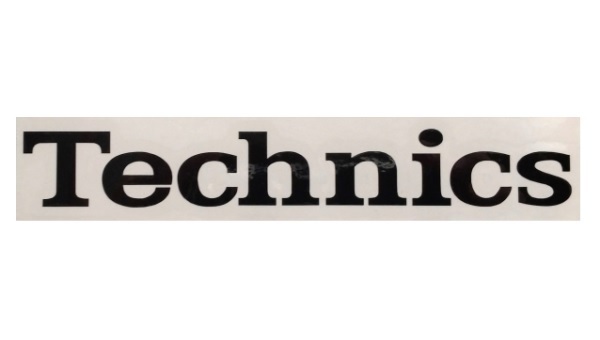 カッティング シール ステッカー 切り文字２枚売り Technics ターンテーブル レコードプレイヤー テクニクス 松下電器 ナショナルの画像2