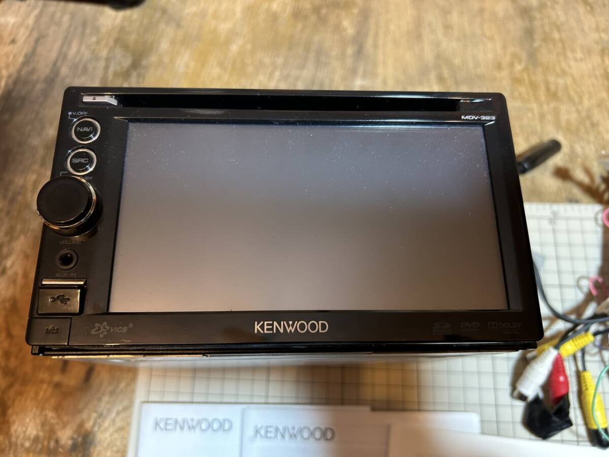 KENWOOD カーナビ　MDV-323　ワンセグ　DVD