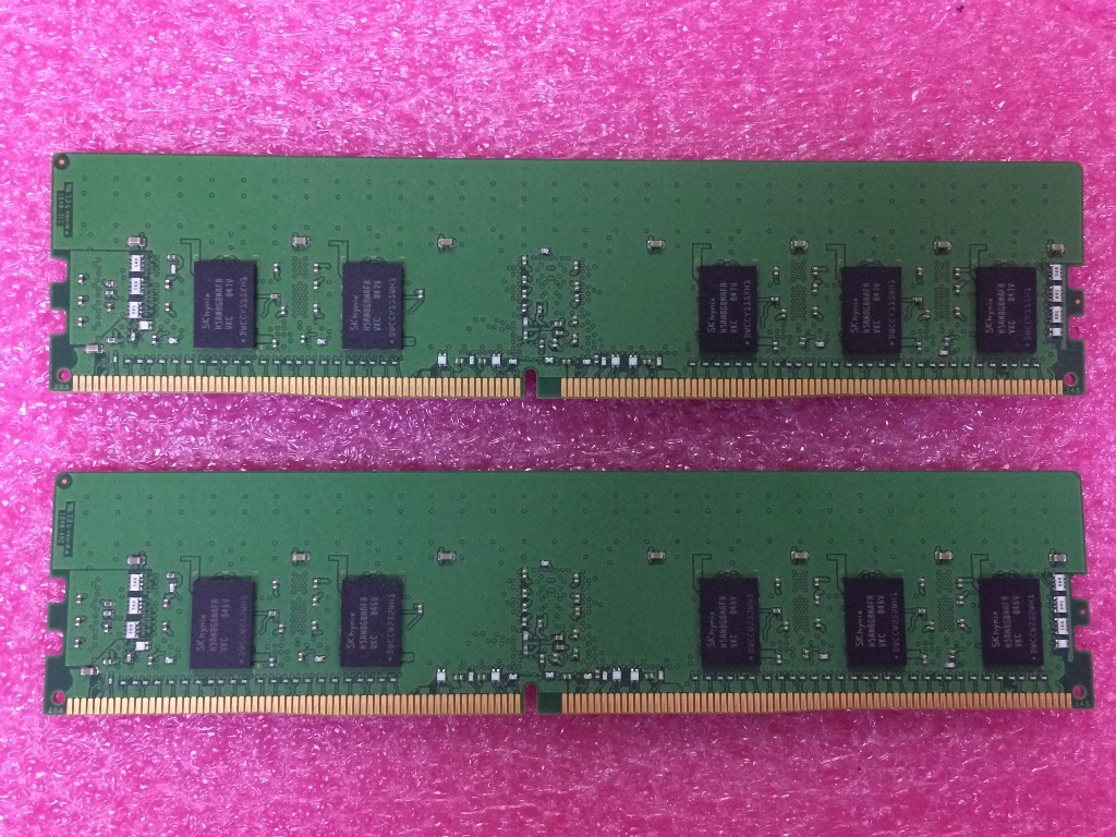 ★即決★ 計16GB hynix PC4-2666V (DDR4 21300) ECC RDIMM 8GB x2｜HMA81GR7AFR8N-VK T3 ADの画像2