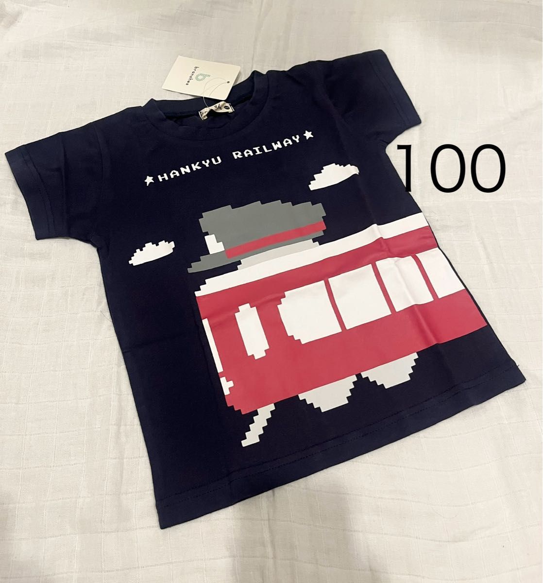 【新品】BRANSHES × 阪急電車　デジタルプリント　Tシャツ  100cm