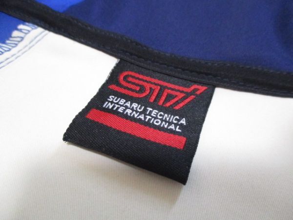 送料無料 SUBARU TECNICA INTERNATIONAL スバル STI GTチーム オフィシャル ジャージ ストレッチ ジャケット サイズＸＬ_画像9