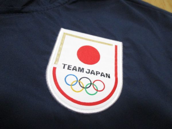 送料無料 非売品 日本製 アシックス オリンピック 日本代表 チームジャパン フルジップフーディ ジャケット サイズＳの画像4