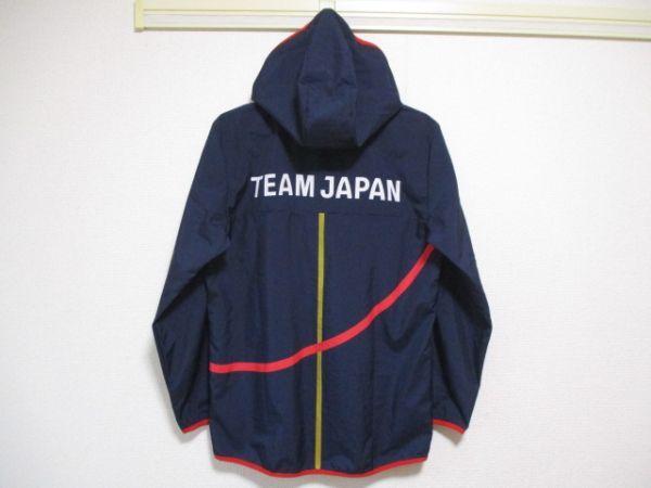送料無料 非売品 日本製 アシックス オリンピック 日本代表 チームジャパン フルジップフーディ ジャケット サイズＳの画像2