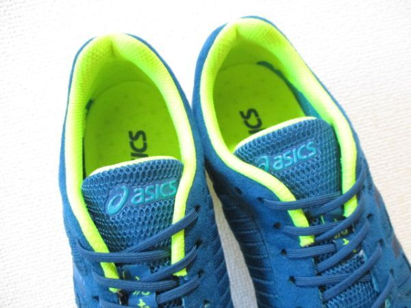 送料無料 美品 asics アシックス TJR291 TARTHERZEAL6 ターサージール6 ランニングシューズ ディープアクア 25.5cmの画像7