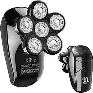 スキンヘッド シェーバースキンヘッド シェーバー Kibiy 5-in-1 5Dフローティングヘッド シェーバー メンズ 電気シェ_画像1