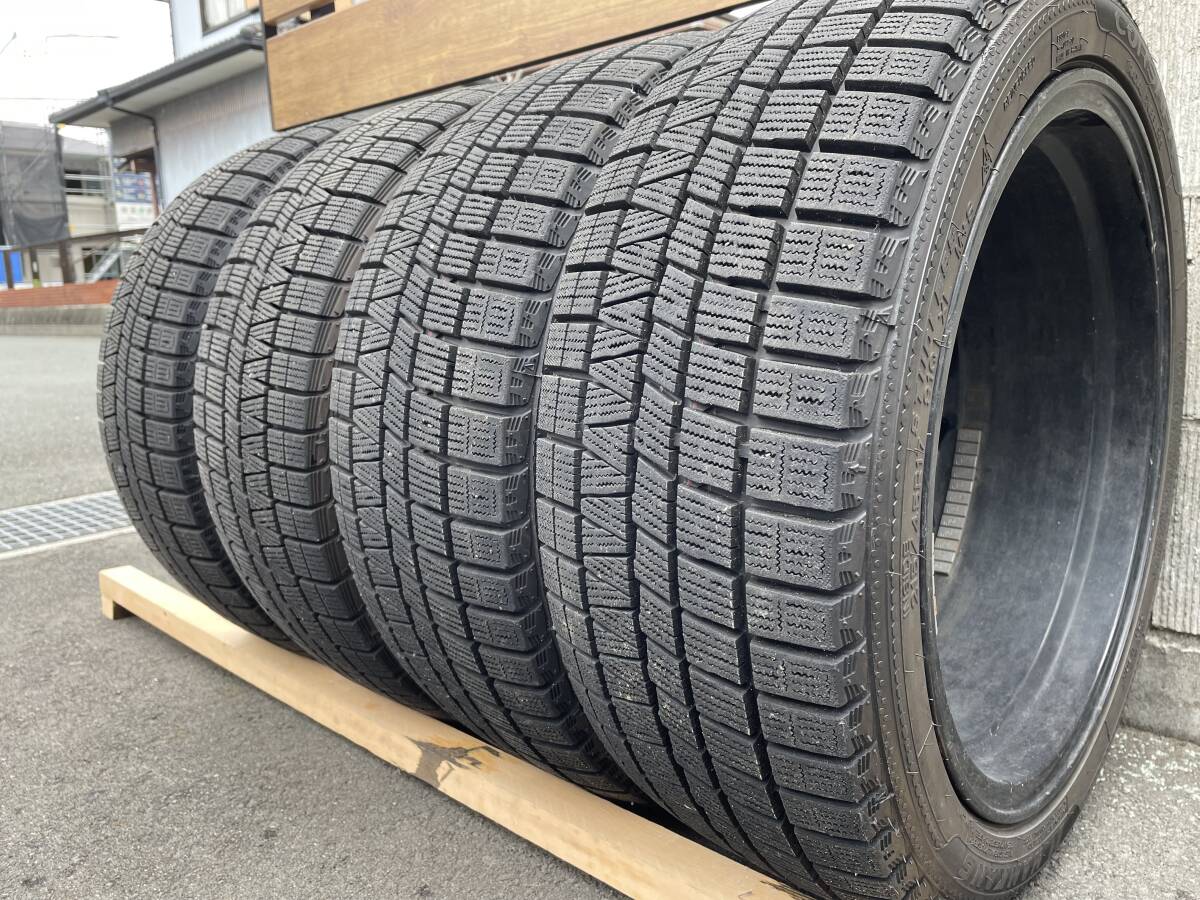 良品！バリ山！215/45R１７ タイヤホイールセット CT200ｈ 30プリウス 50プリウス 純正？社外ホイール 17インチ PCD100の画像9