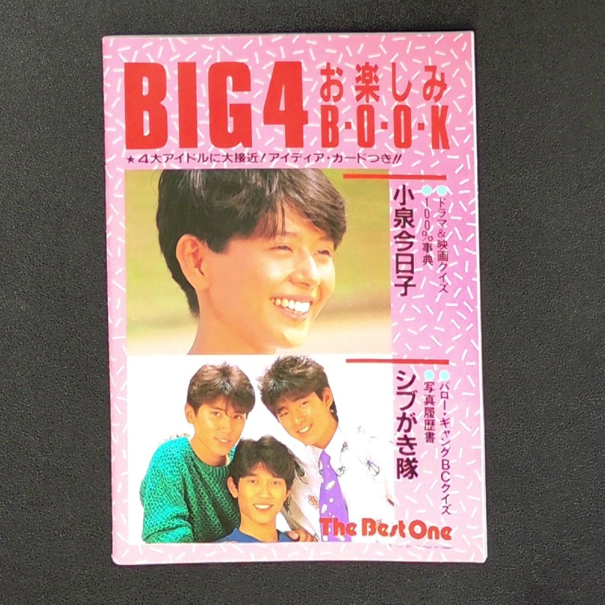 【希少本】The Best One ザベストワン 学習研究社 1985年 昭和60年4月1日発行 シブがき隊 小泉今日子 チェッカーズ 菊池桃子 SALLY_画像4