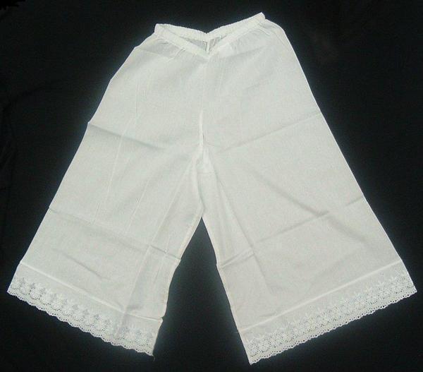 T642-2 summer thing crepe men's underpants like Bermuda shorts white L size 