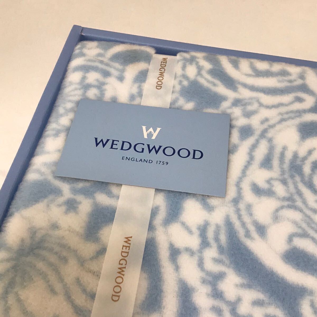 [ unused ]WEDGWOOD Wedgwood cotton blanket cotton 100% west river industry made in Japan 
