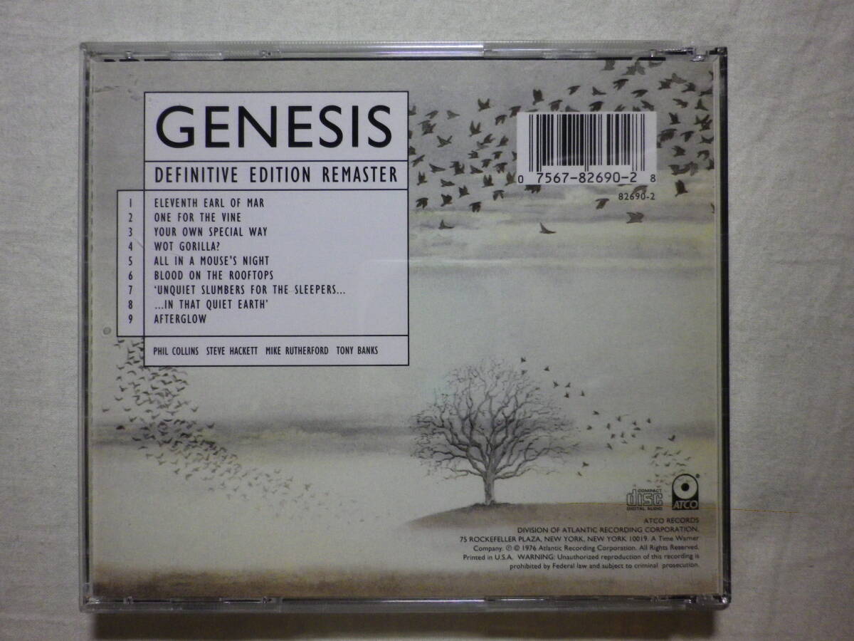 『Genesis/Wind ＆ Wuthering(1976)』(リマスター音源,ATCO 82690-2,USA盤,歌詞付,Your Own Special Way,Phil Collins,Steve Hackett)_画像2