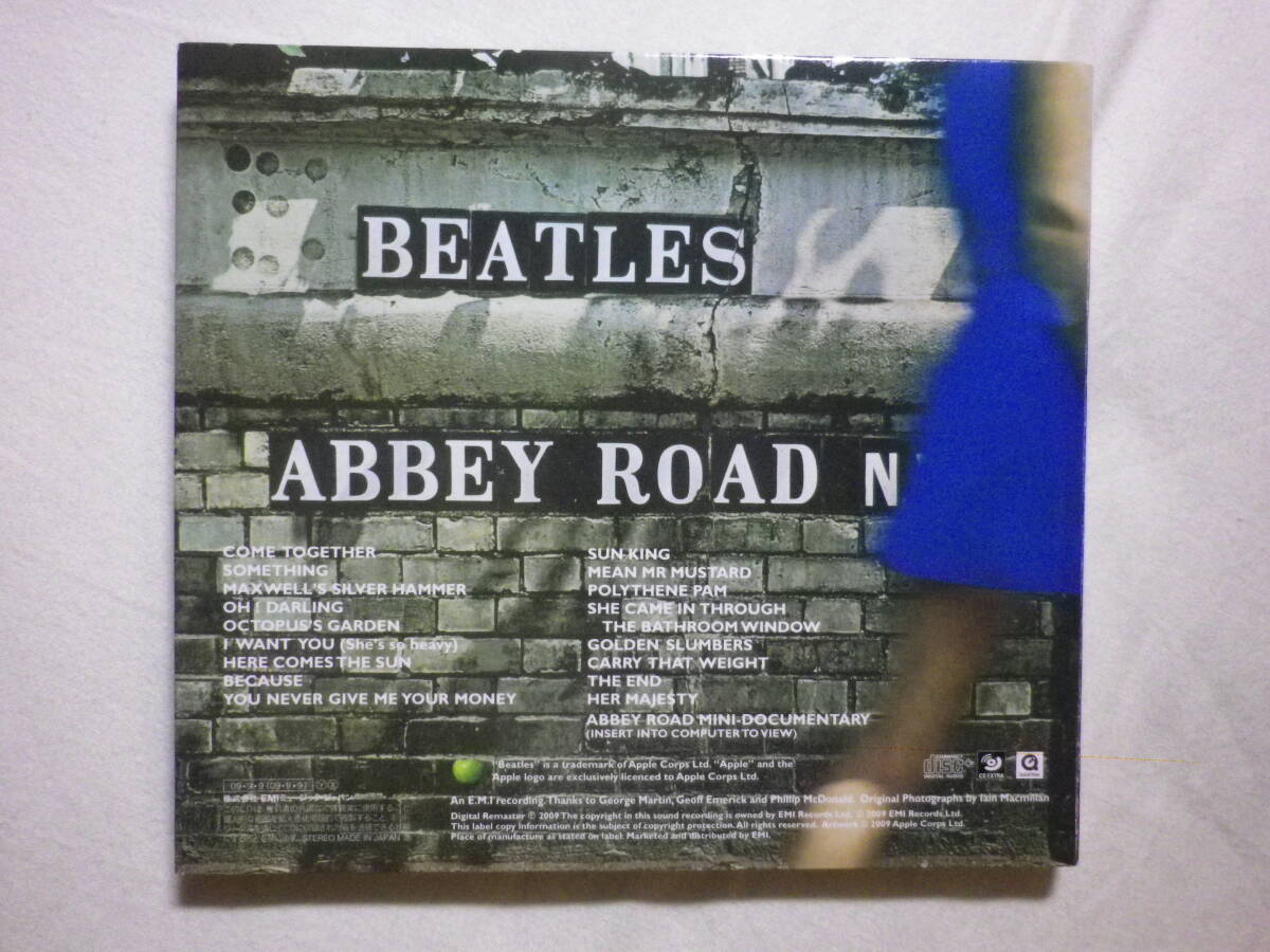 『The Beatles/Abbey Road(1969)』(リマスター音源,2009年発売,TOCP-71013,国内盤,歌詞対訳付,CD-EXTRA,Something,Come together)_画像2