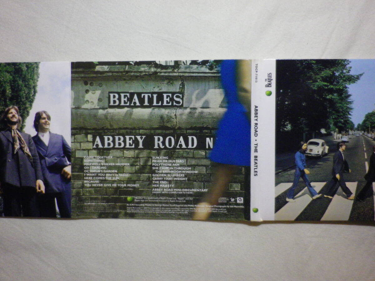 『The Beatles/Abbey Road(1969)』(リマスター音源,2009年発売,TOCP-71013,国内盤,歌詞対訳付,CD-EXTRA,Something,Come together)_画像6