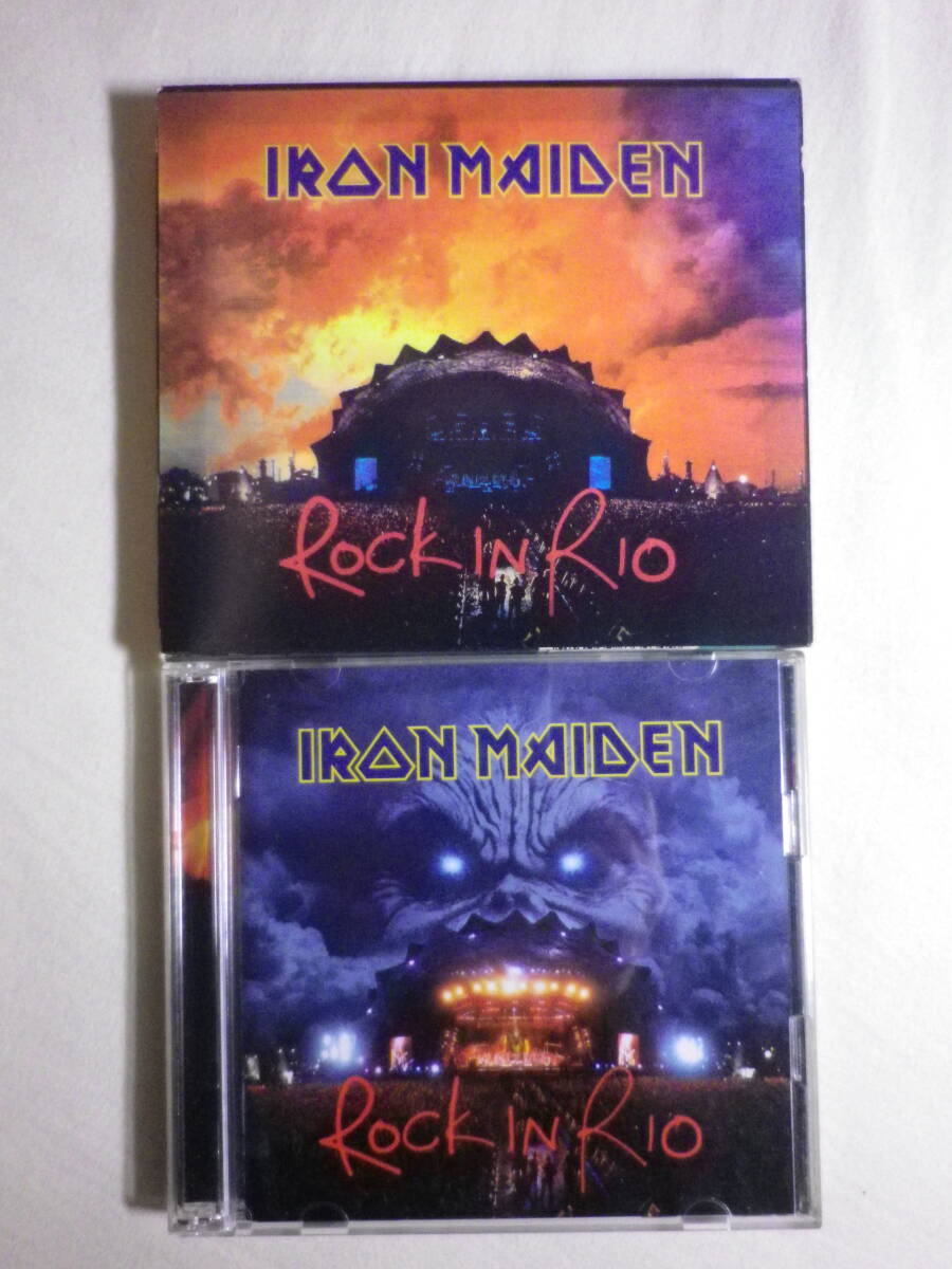 『Iron Maiden/Rock In Rio(2002)』(2002年発売,TOCP-65948/9,国内盤帯付,歌詞対訳付,2CD,ライブ・アルバム)_画像3