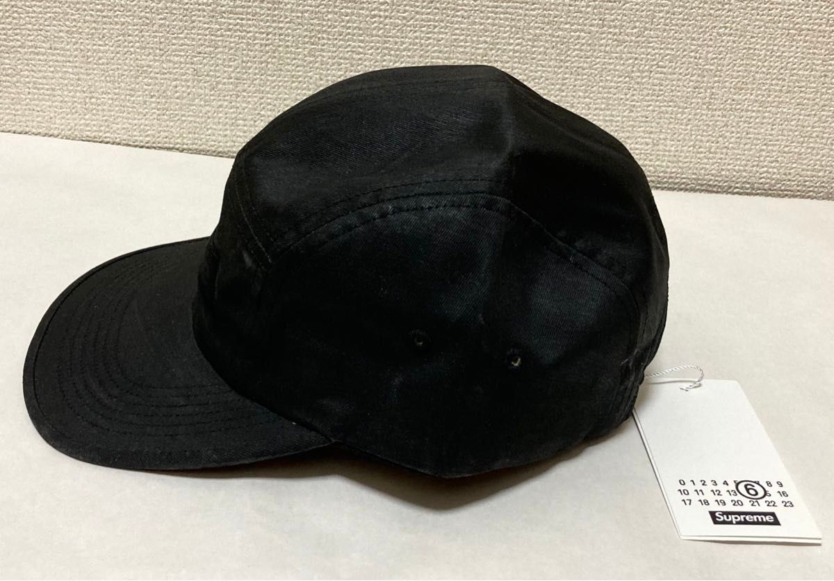 Supreme x MM6 Maison Margiela Painted Camp Cap Black シュプリーム マルジェラ