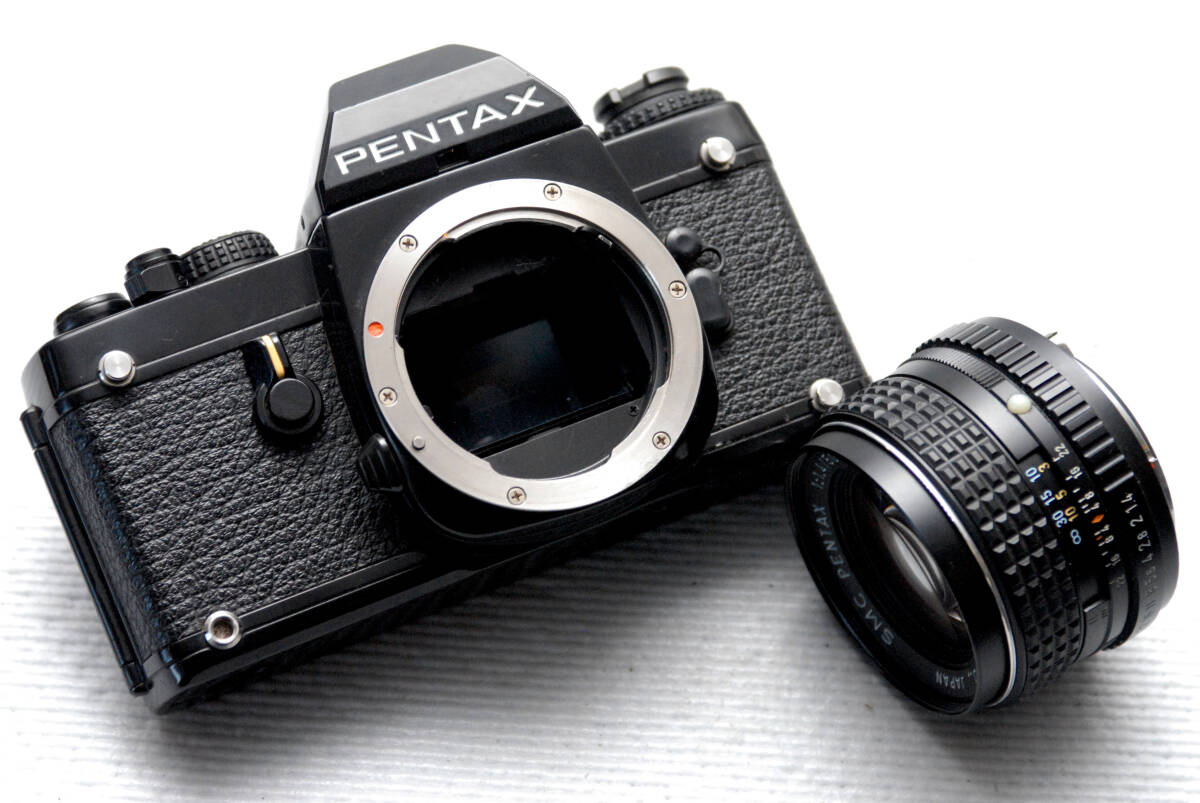 PENTAX ペンタックス 昔の高級一眼レフカメラ LXボディ +（純正50mm単焦点レンズ1:1.4付）希少品 ジャンク