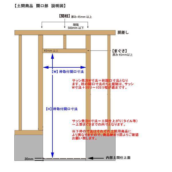 アルミサッシ トステム (ＬＩＸＩＬ) 玄関ドア クリエラR 半外付 片開き 15型 W818×H1917　_画像4