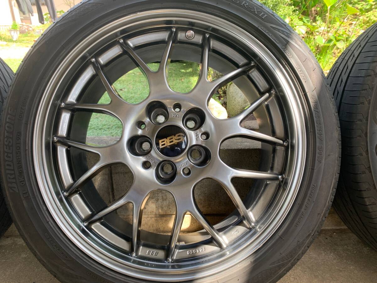 BBS RG-R( RG799) 17インチ 鍛造品 PCD100 7.5J +48 ブリヂストン レグノGR-XⅡ 215/45R17 プリウス 86 BRZの画像4