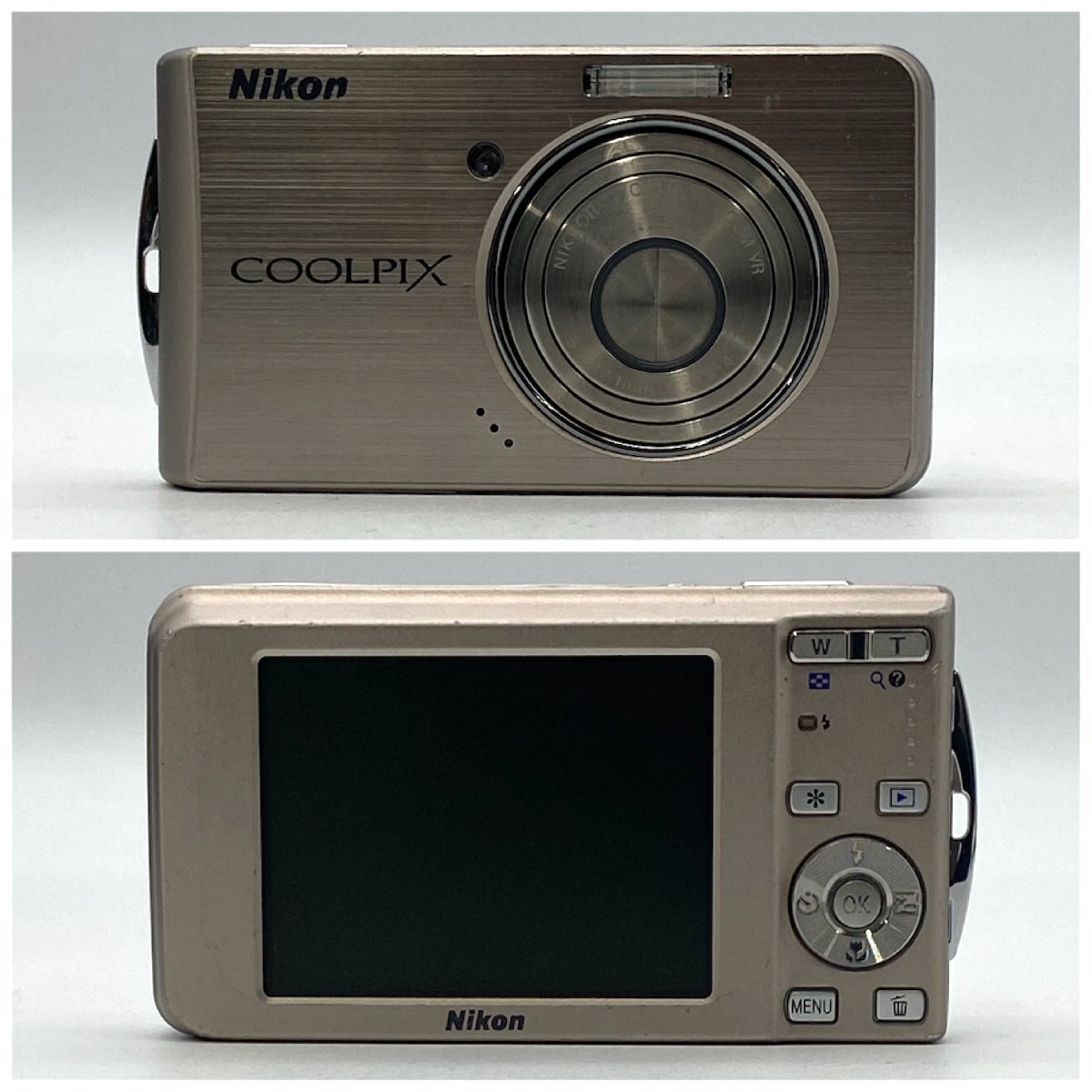 1円～/Nikon/ニコン/COOLPIX/クールピクス/S520/箱・付属品付/デジタルカメラ/デジカメ/通電確認済/難あり/ジャンク/HM038の画像2