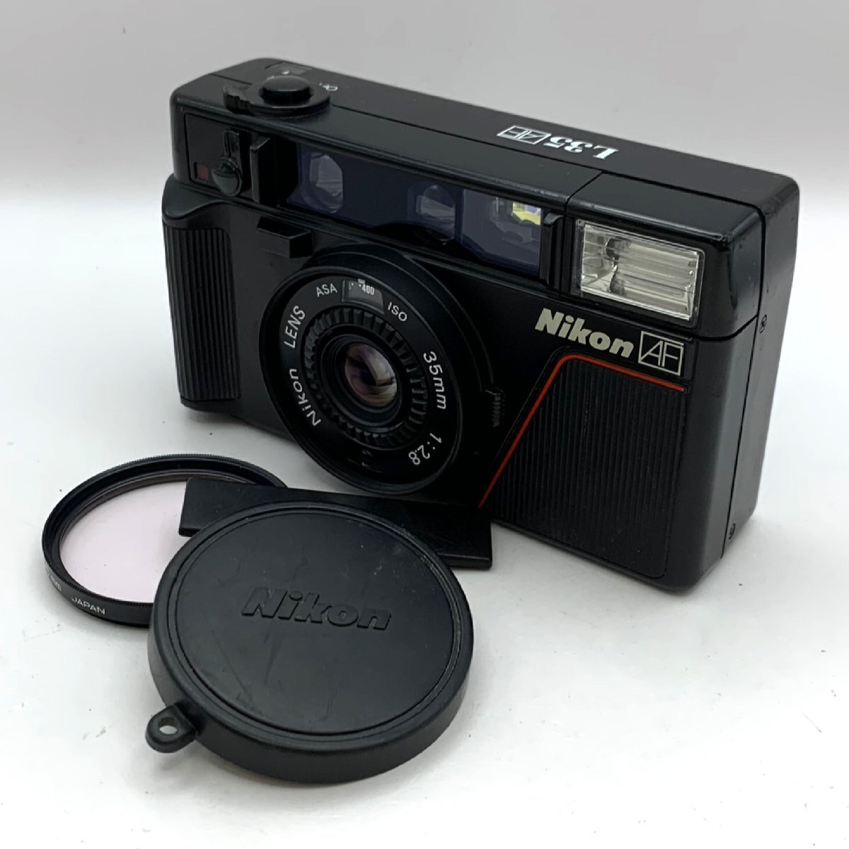 1 jpy ~/Nikon/ Nikon /L35/AF/ film camera / compact camera / shutter OK/ electrification verification settled / Junk /I191