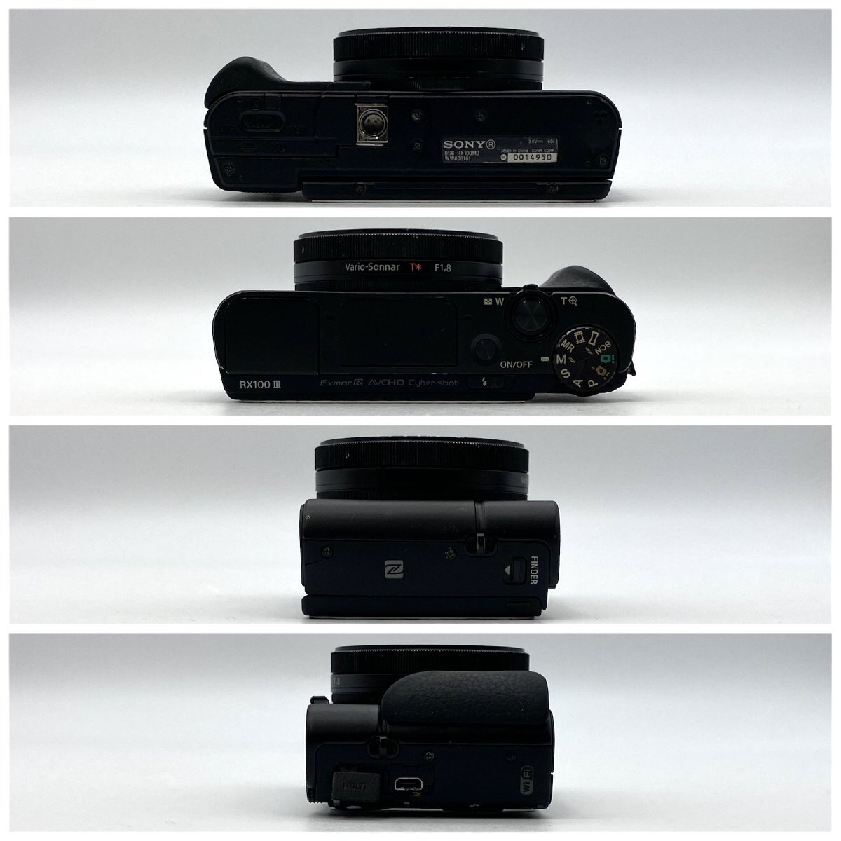 1円～/SONY/ソニー/Cyber-shot/サイバーショット/DSC-RX100/DSC-RX100M3/２点セット/コンパクトデジタルカメラ/デジカメ/ジャンク/HM120の画像7
