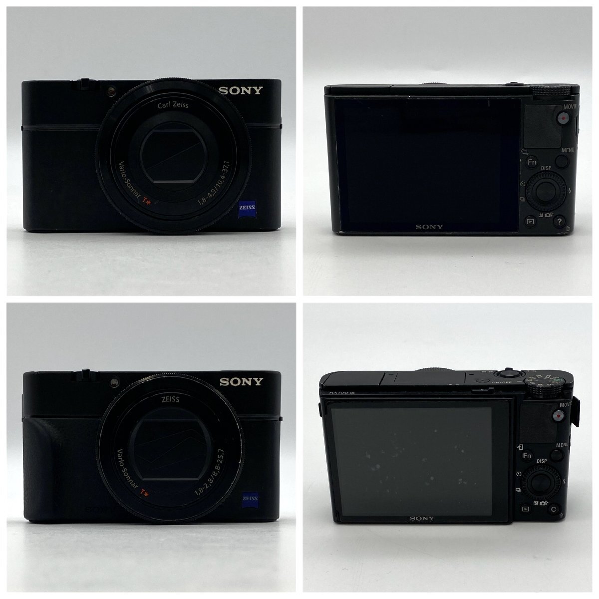 1円～/SONY/ソニー/Cyber-shot/サイバーショット/DSC-RX100/DSC-RX100M3/２点セット/コンパクトデジタルカメラ/デジカメ/ジャンク/HM120の画像2