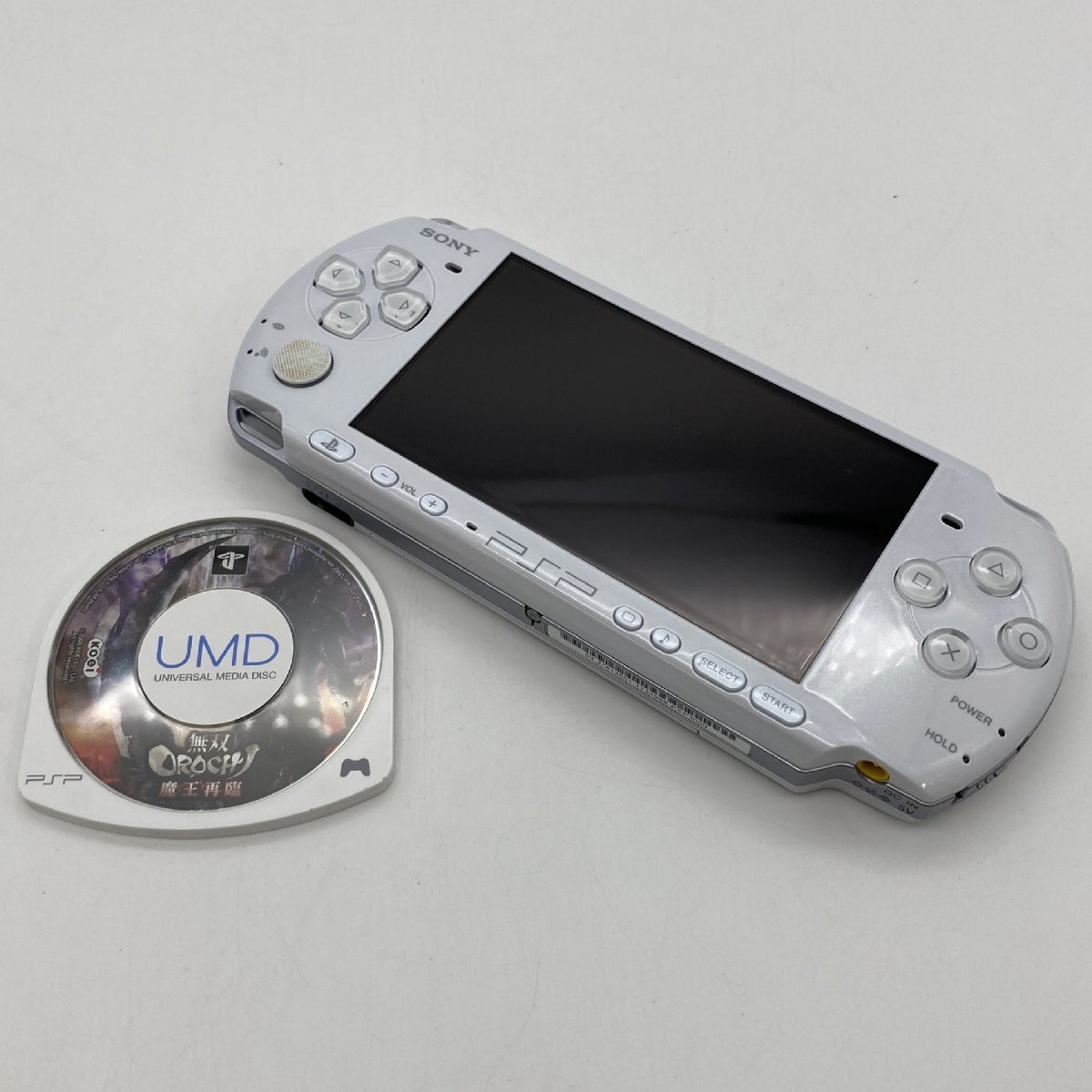 1円～/SONY/ソニー/PlayStation Portable/プレイステーション ポータブル/PSP-3000/ホワイト/付属品付/ゲーム/おもちゃ/ジャンク/K016_画像1