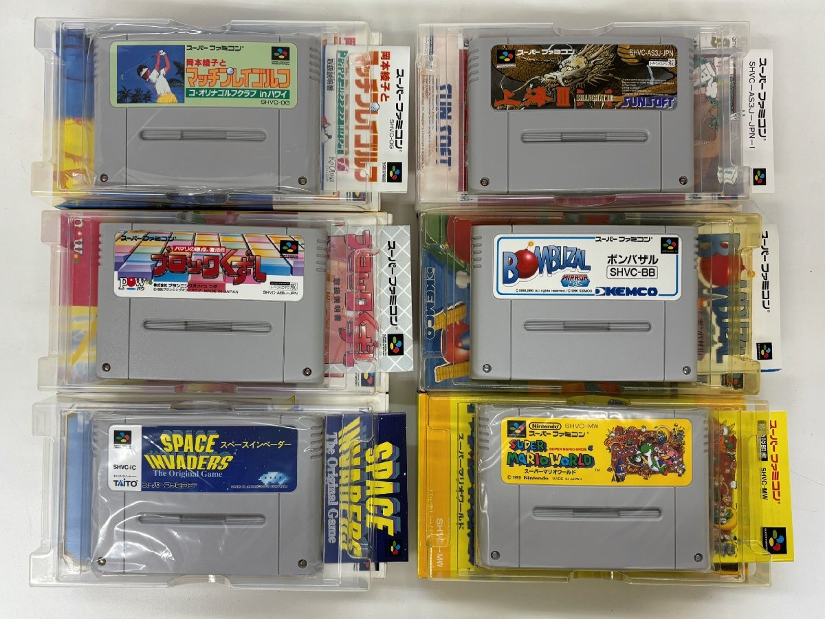 1円～/Nintendo/任天堂/ニンテンドー/スーパーファミコン/スーファミ/カセット・付属品付/本体/ソフト/ゲーム機/通電確認済/ジャンク/W004の画像7