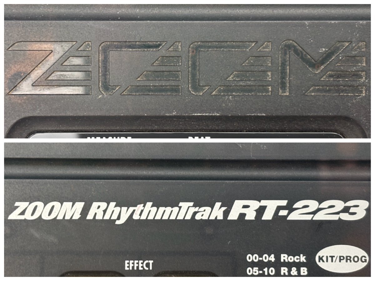 ZOOM/ズーム/RhythmTrak/リズムトラック/RT-223/Drum Machine/ドラムマシン/音響機器/通電確認済/ジャンク/W011の画像7