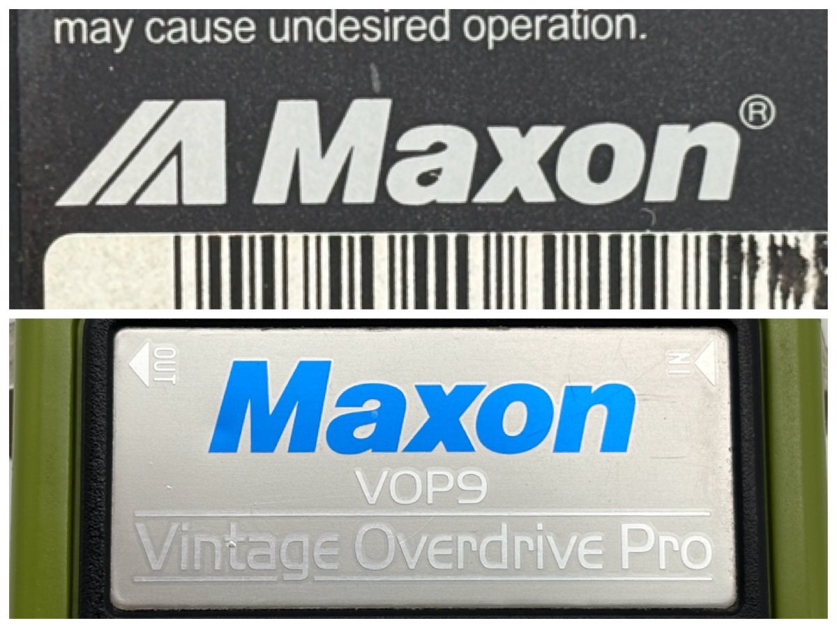 1円～/Maxon/マクソン/VOP9/Vintage Overdrive Pro/箱・付属品付/エフェクター/オーバードライブ/通電確認済/ジャンク/W096