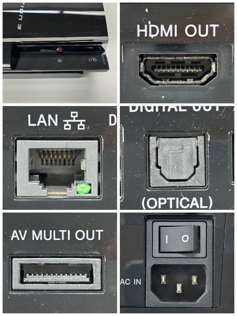 1円～/SONY/ソニー/Playstation/プレイステーション/3/CECHA00/PS3/ソフト・付属品付/テレビゲーム/本体/まとめ/通電確認済/ジャンク/W007の画像4