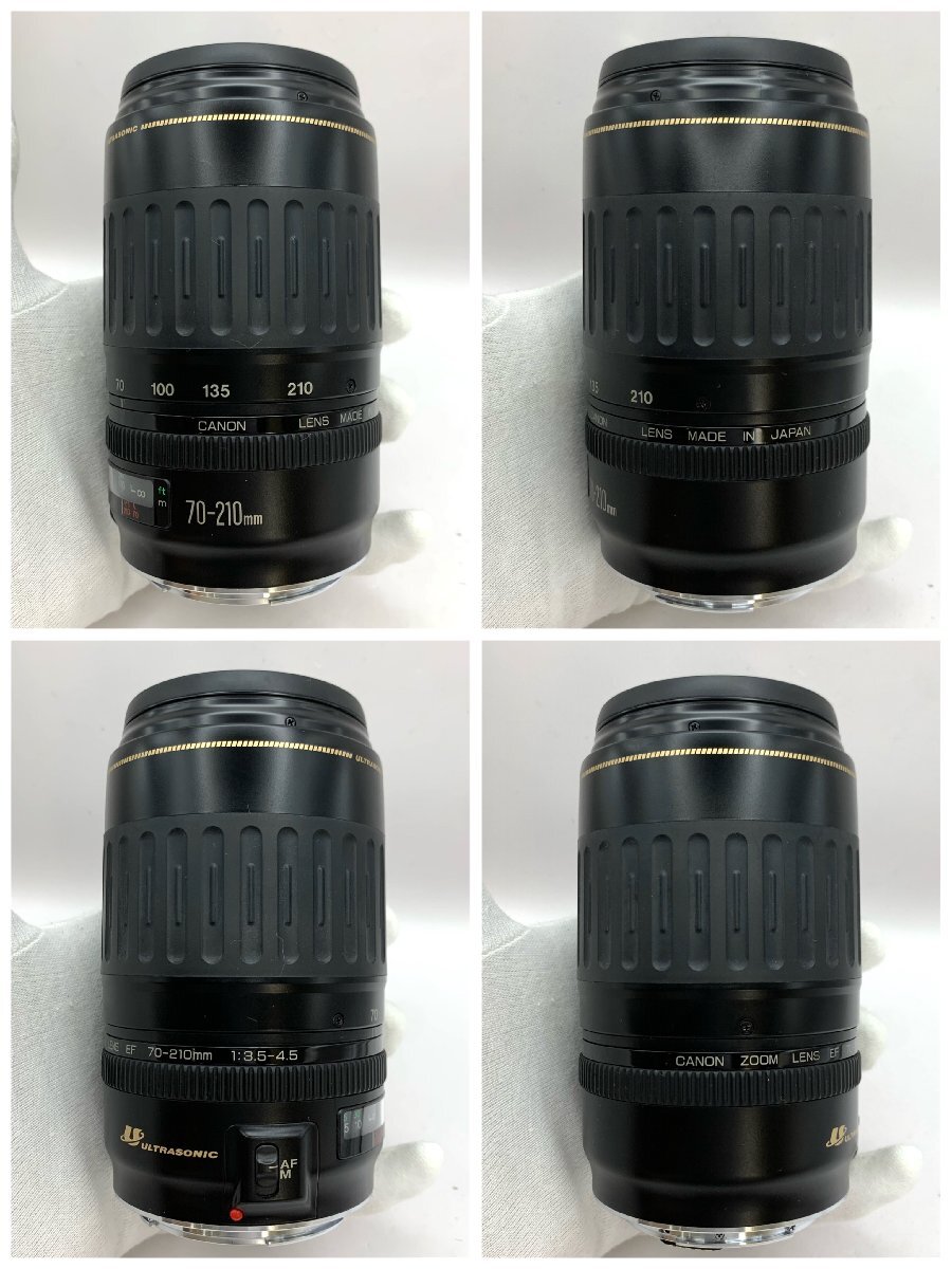 1円～/Canon/キャノン/ULTRASONIC/ZOOM/LENS/EF/70-210ｍｍ/F3.5-4.5/レンズ/AF/オートフォーカス/動作確認済/ジャンク/I178の画像4